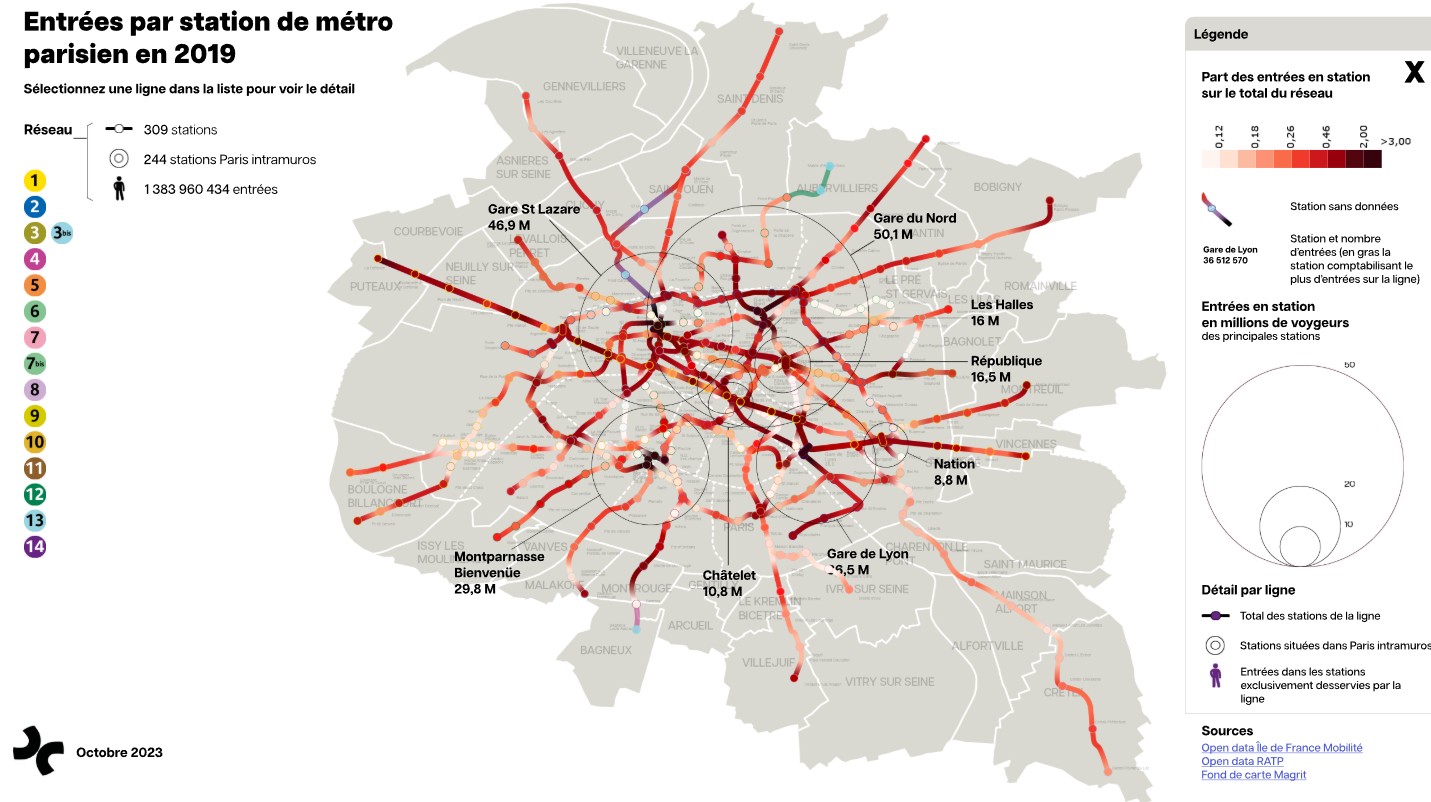 extrait de l'infographie interactive "redécouvrir le bois de boulogne"